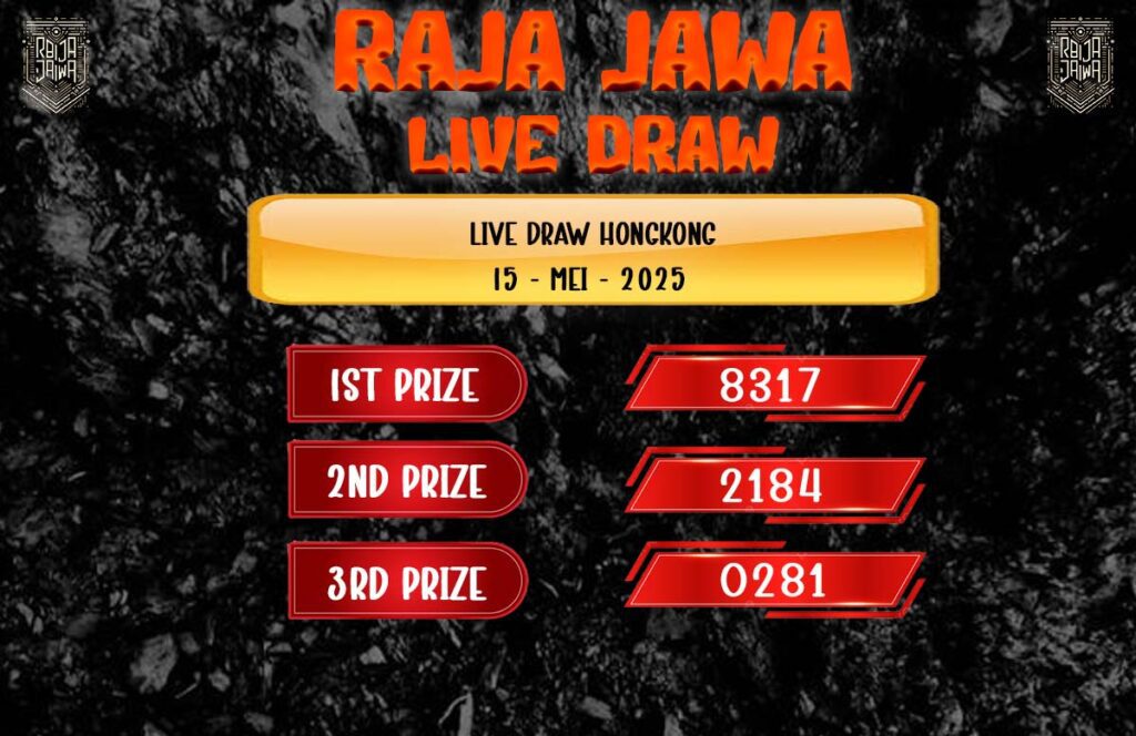 Live Draw Togel Hongkong 15 Mei 2025 Dari Raja Jawa